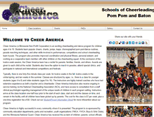 Tablet Screenshot of cheer-america-minnesota.com